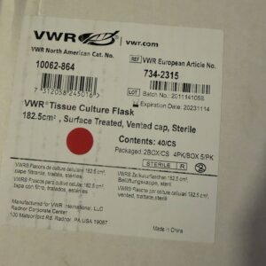 VWR 10062-864 Tissue Culture Flask 600mL